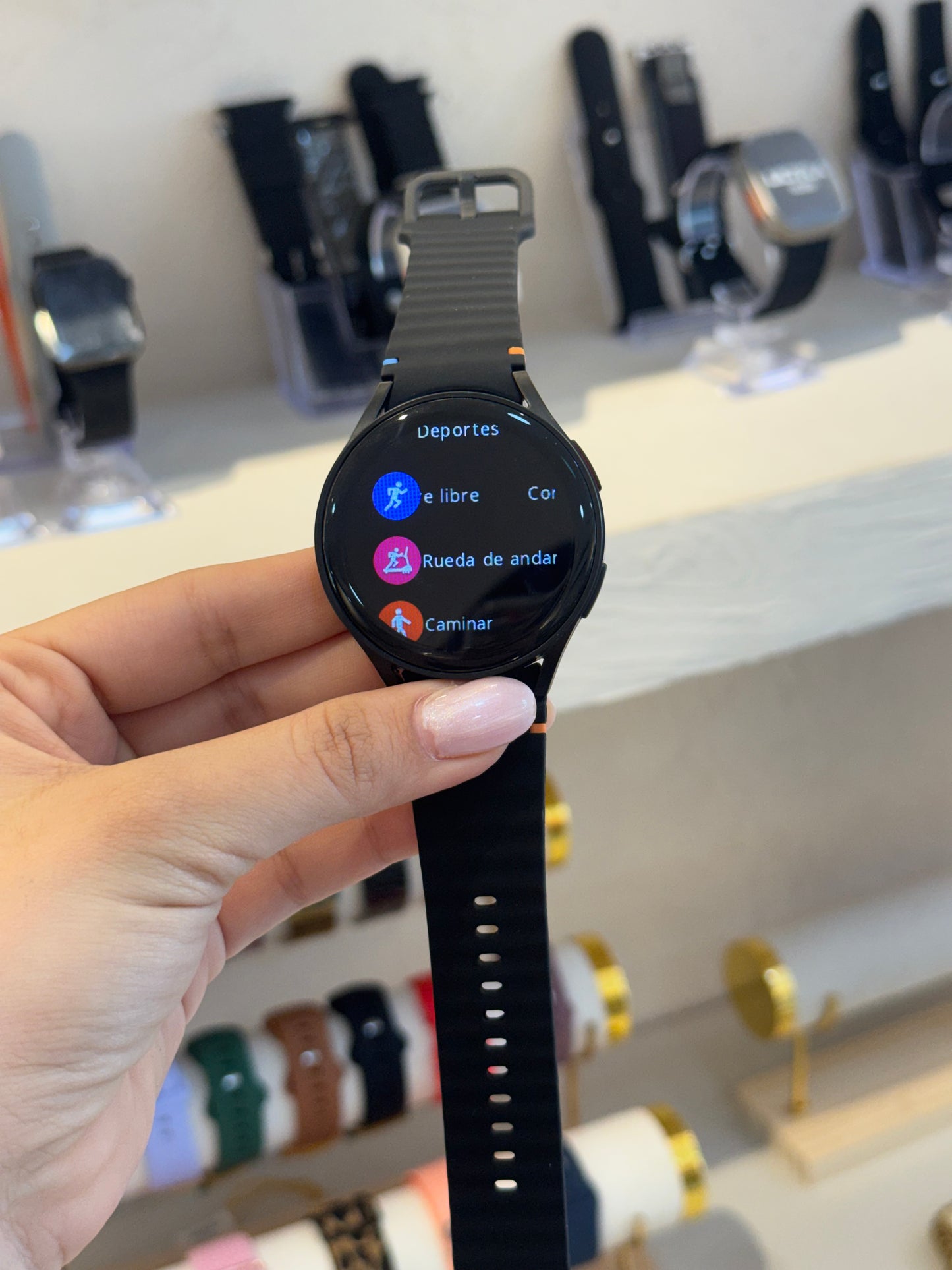 Reloj redondo tipo Samsung
