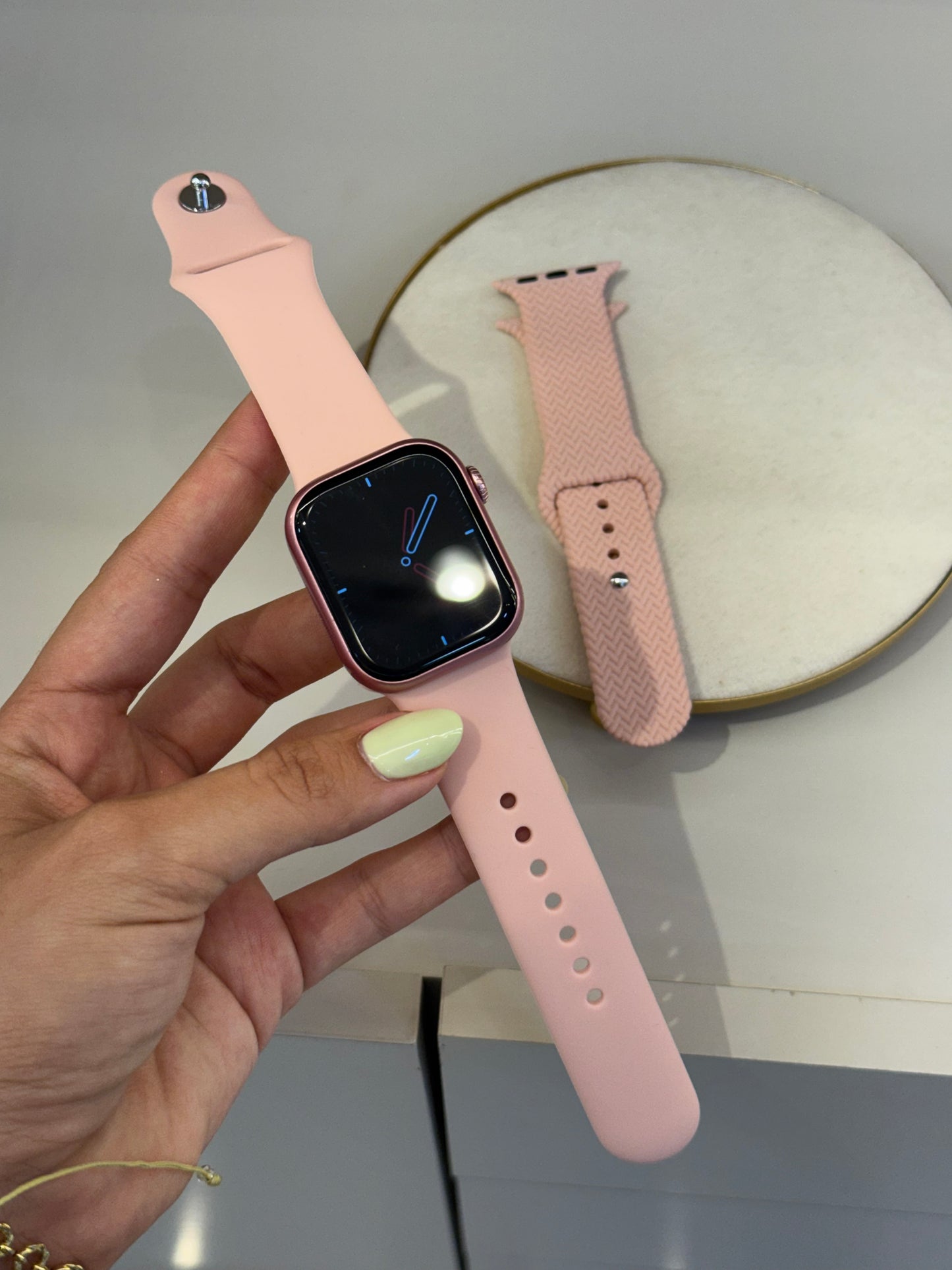 Reloj rosado x2 42mm