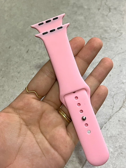 Manilla silicona rosada 38 a 41Mm