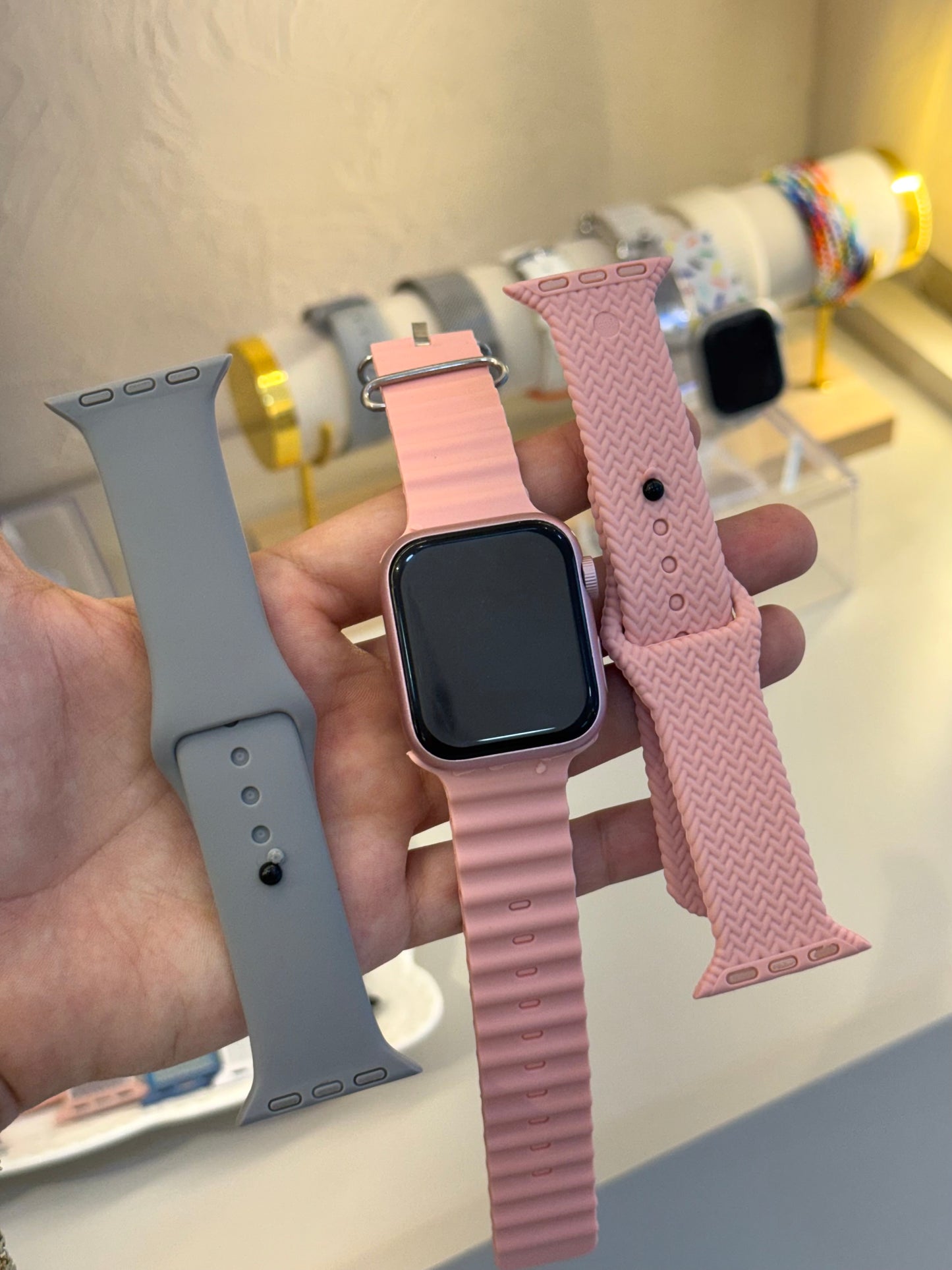 Reloj rosa 38mm x3