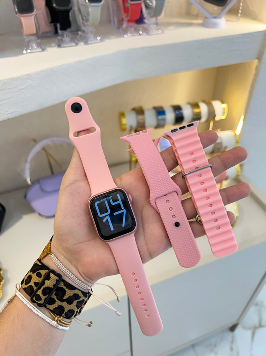 Reloj rosa 38mm x3