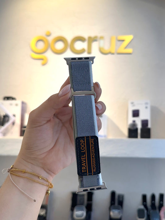 Manilla tela ajustable gris 42-49mm