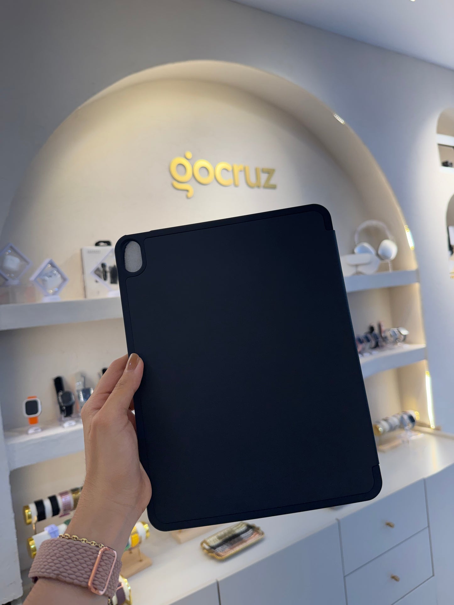 Forro iPad azul oscuro