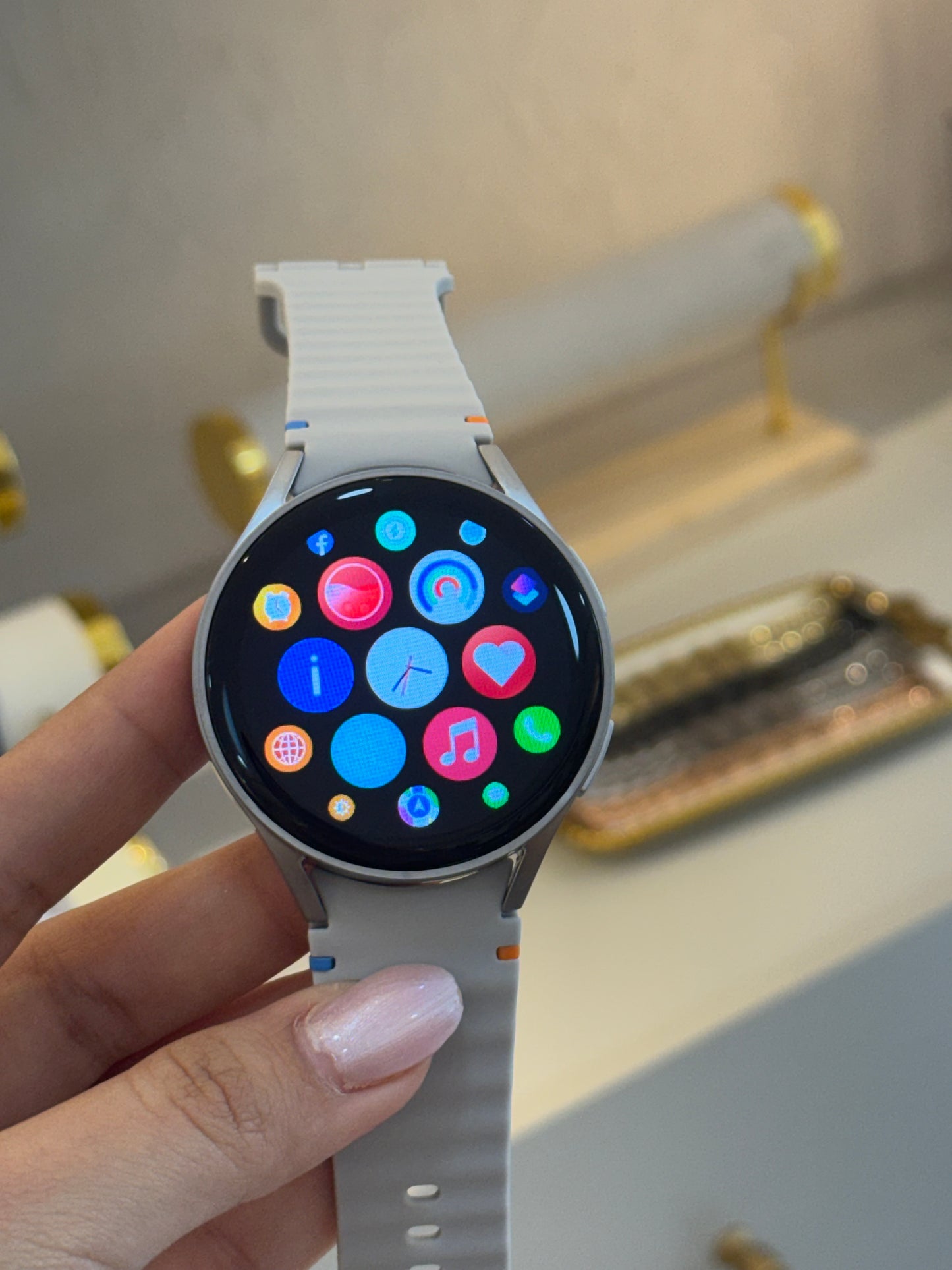 Reloj redondo tipo Samsung
