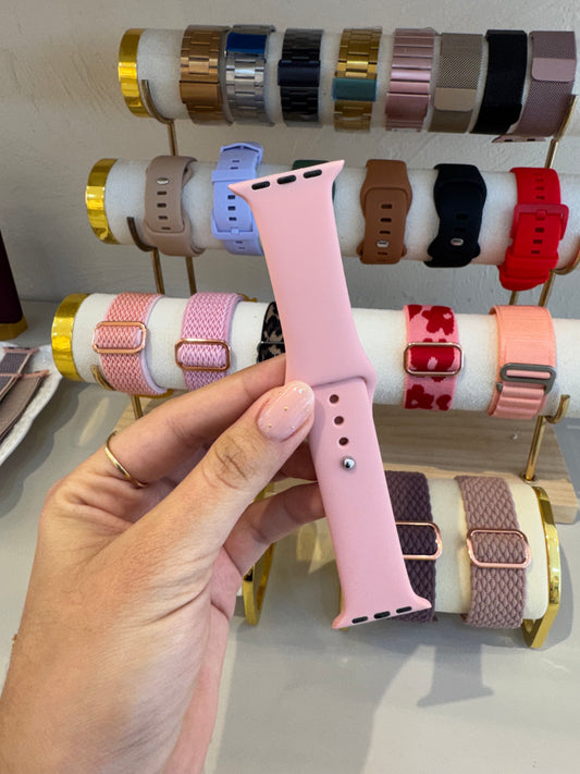 Manilla silicona rosa 2 (38/41mm)