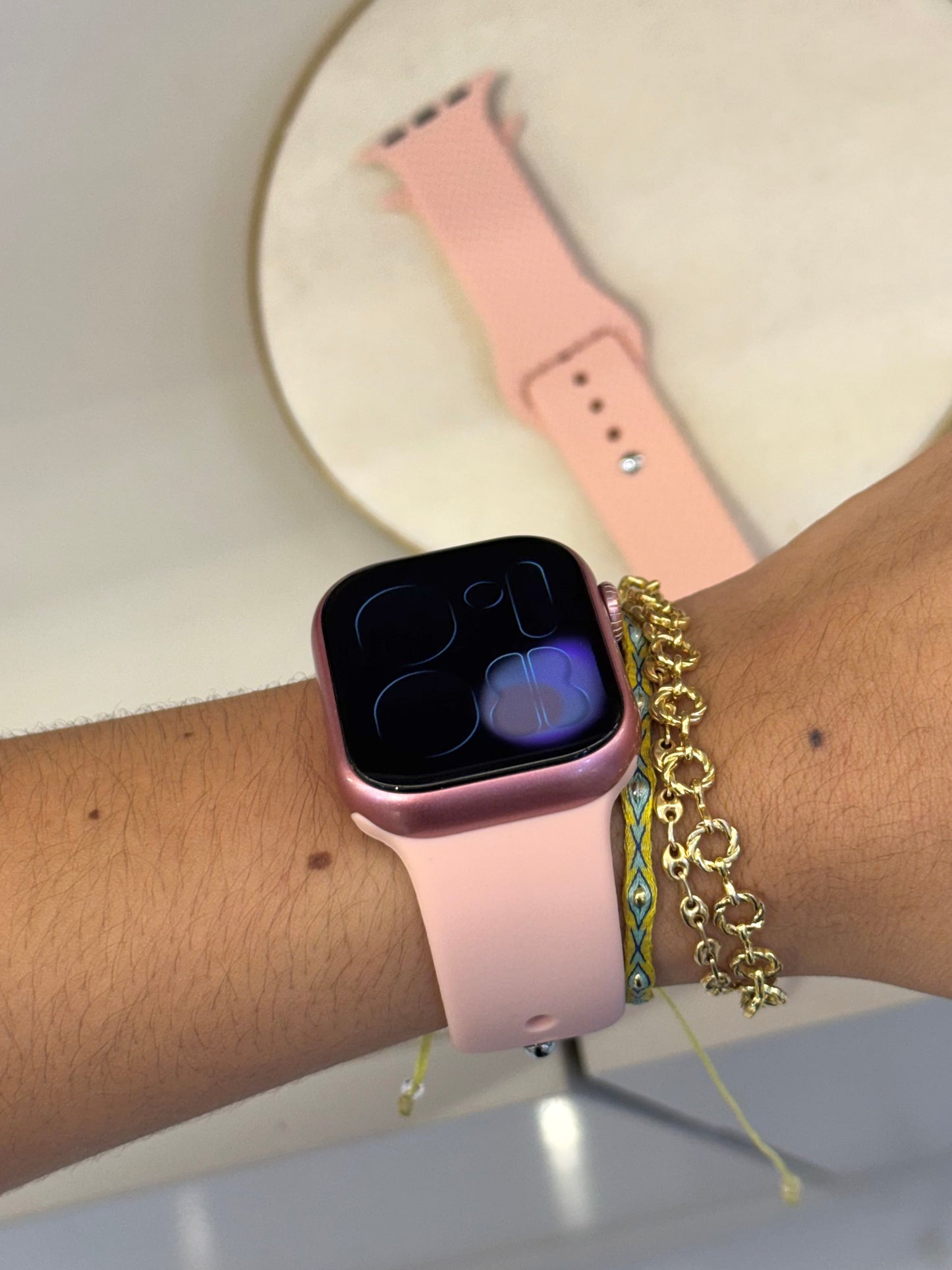 Reloj rosado x2 42mm
