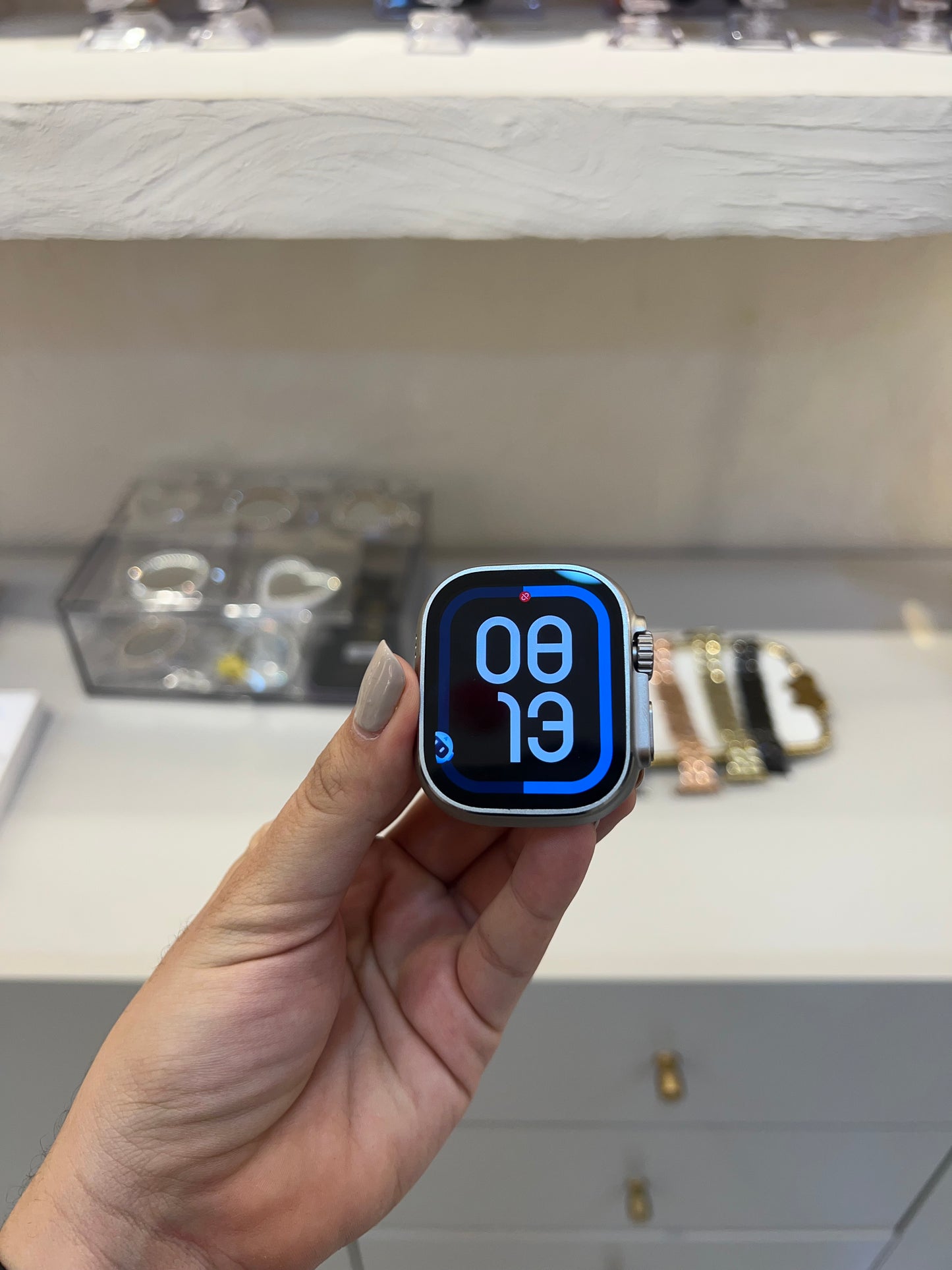 Reloj ultra champaña x7 manillas