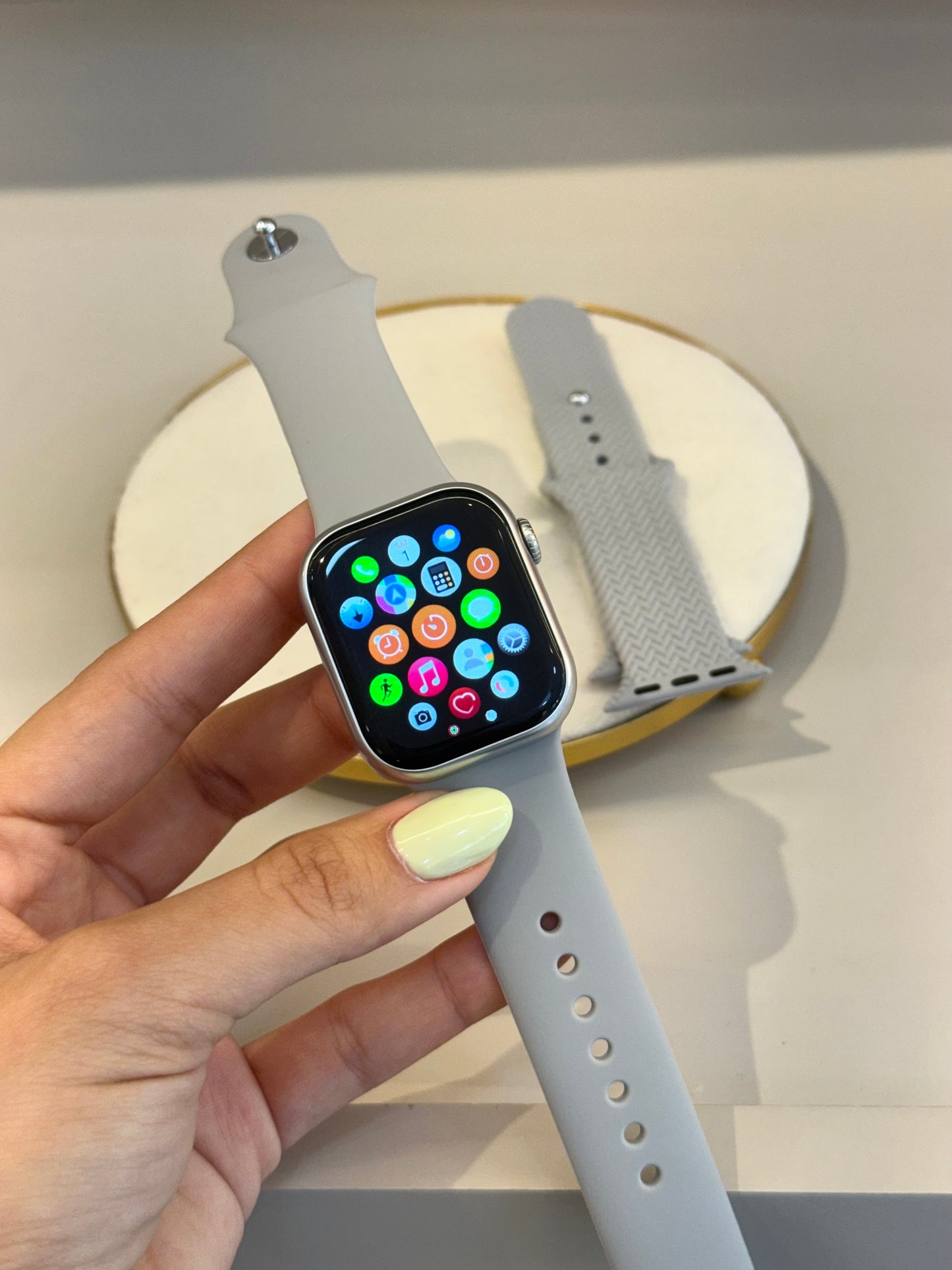 Reloj plateado x2 42mm