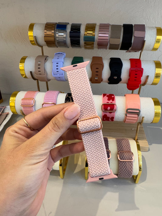 Manilla rosa trenzada 42 a 49mm