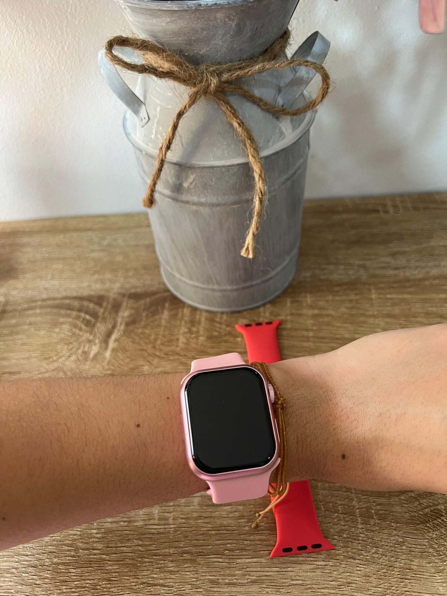 Reloj rosa 38mm x2 COMBO💦
