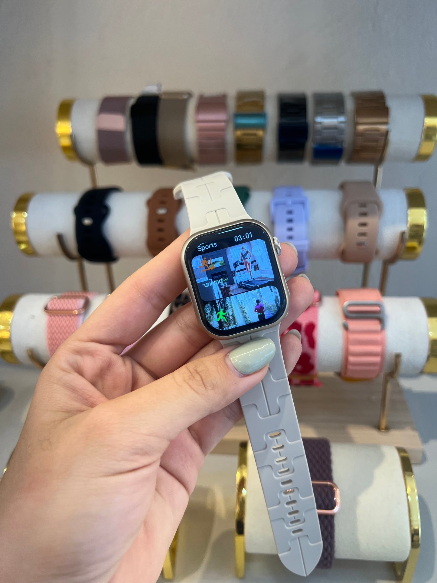 Reloj champaña 38mm (inglés)