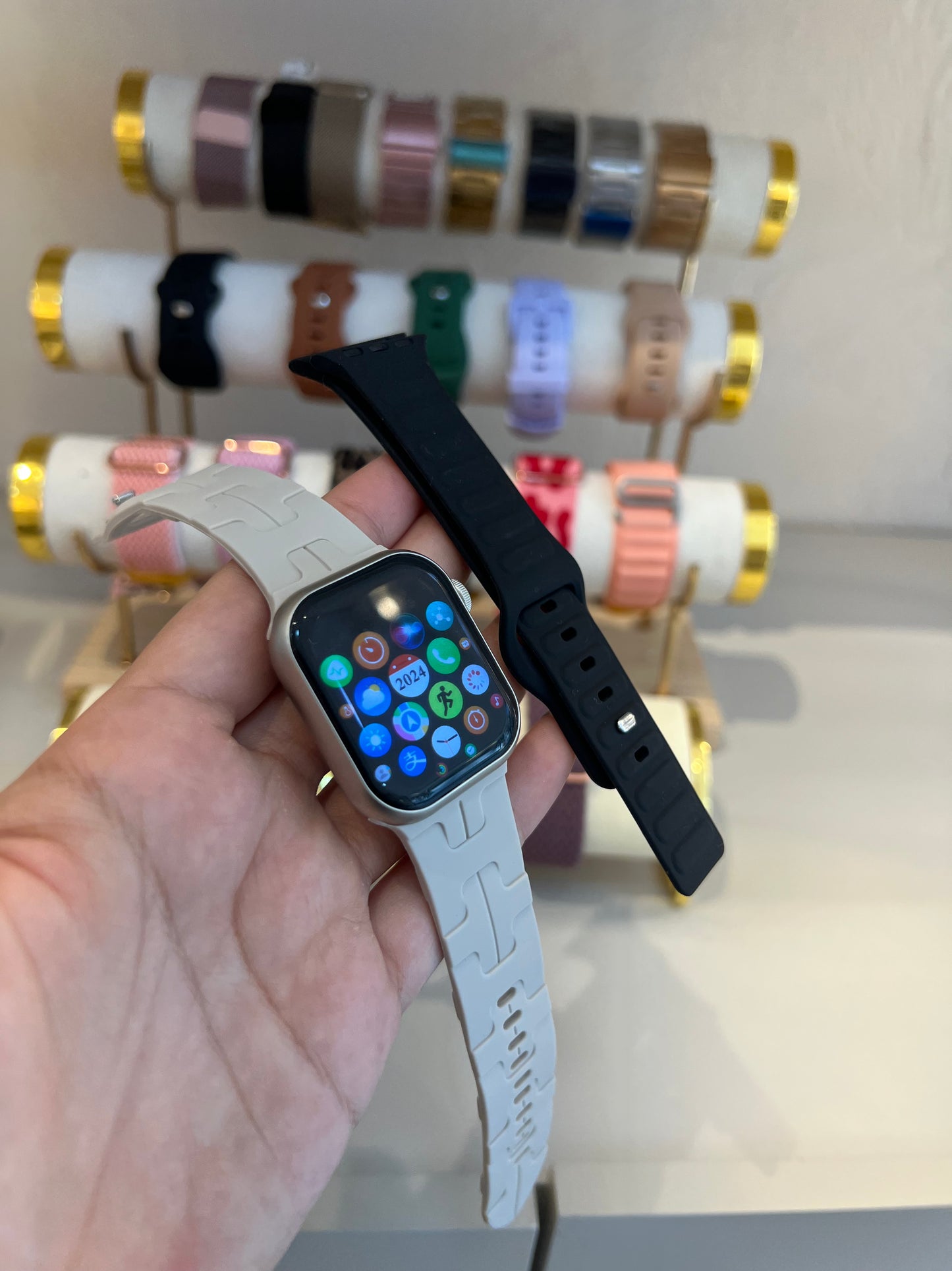 Reloj champaña 38mm (inglés)