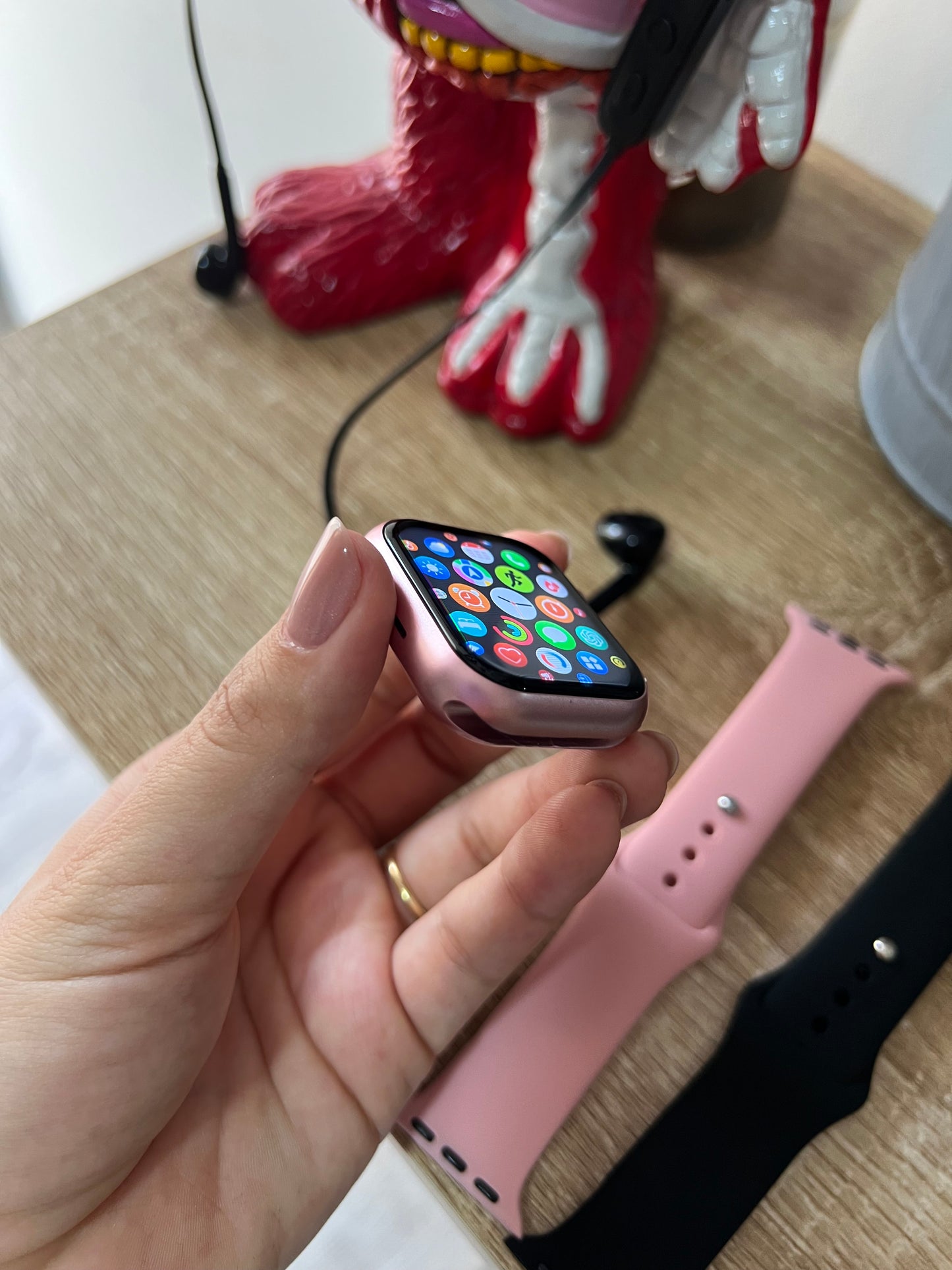 Reloj 38mm rosado/negro  x2 COMBO💦