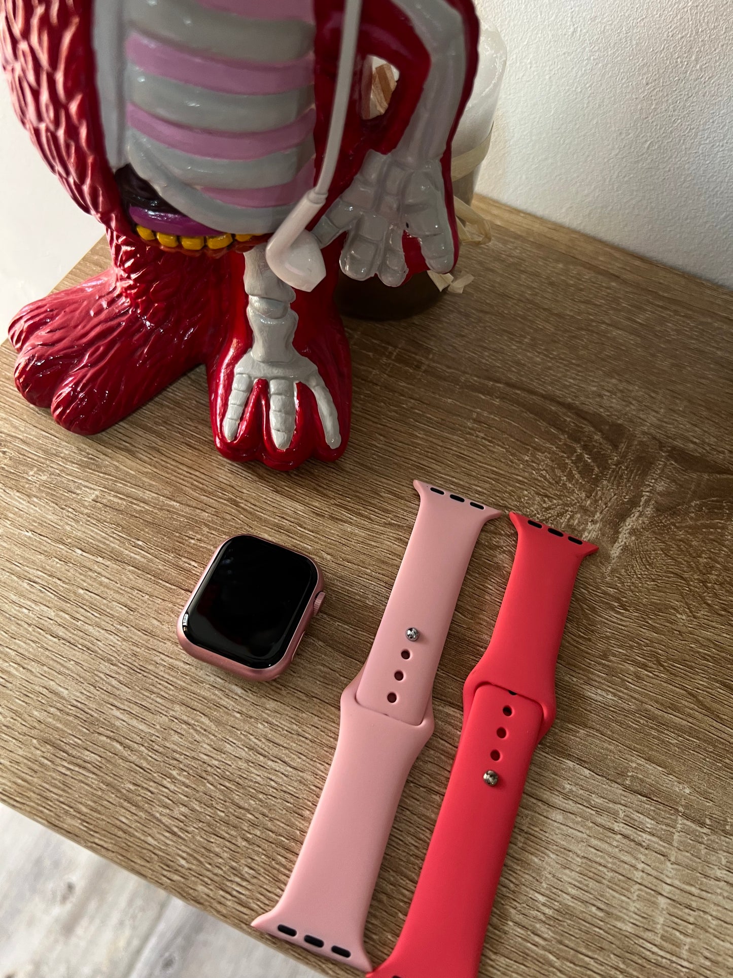 Reloj rosa 38mm x2 COMBO💦
