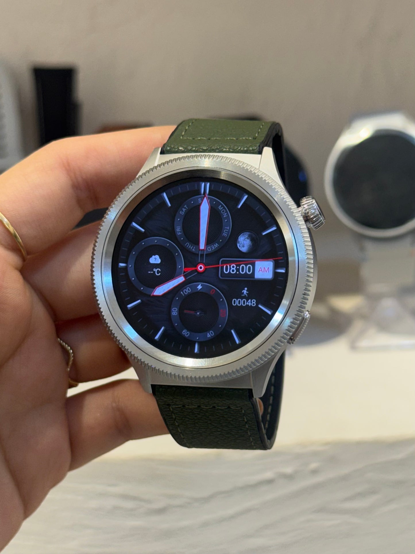 Reloj sumergible redondo