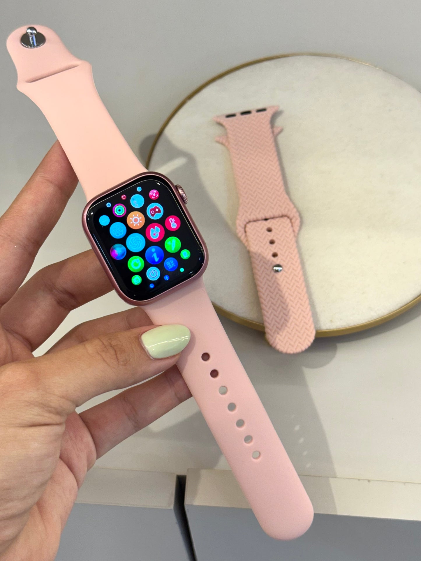 Reloj rosado x2 42mm