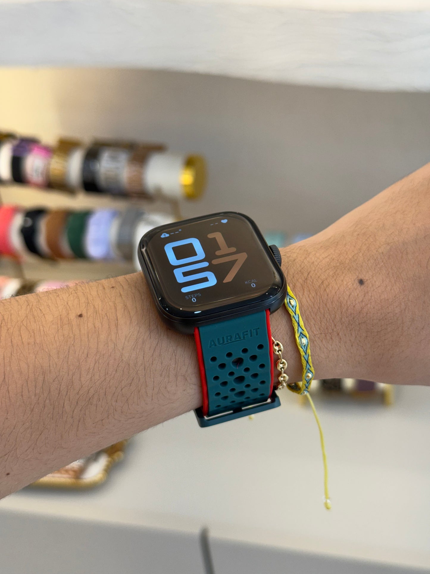 Reloj negro resistente al agua 💦 (45mm)