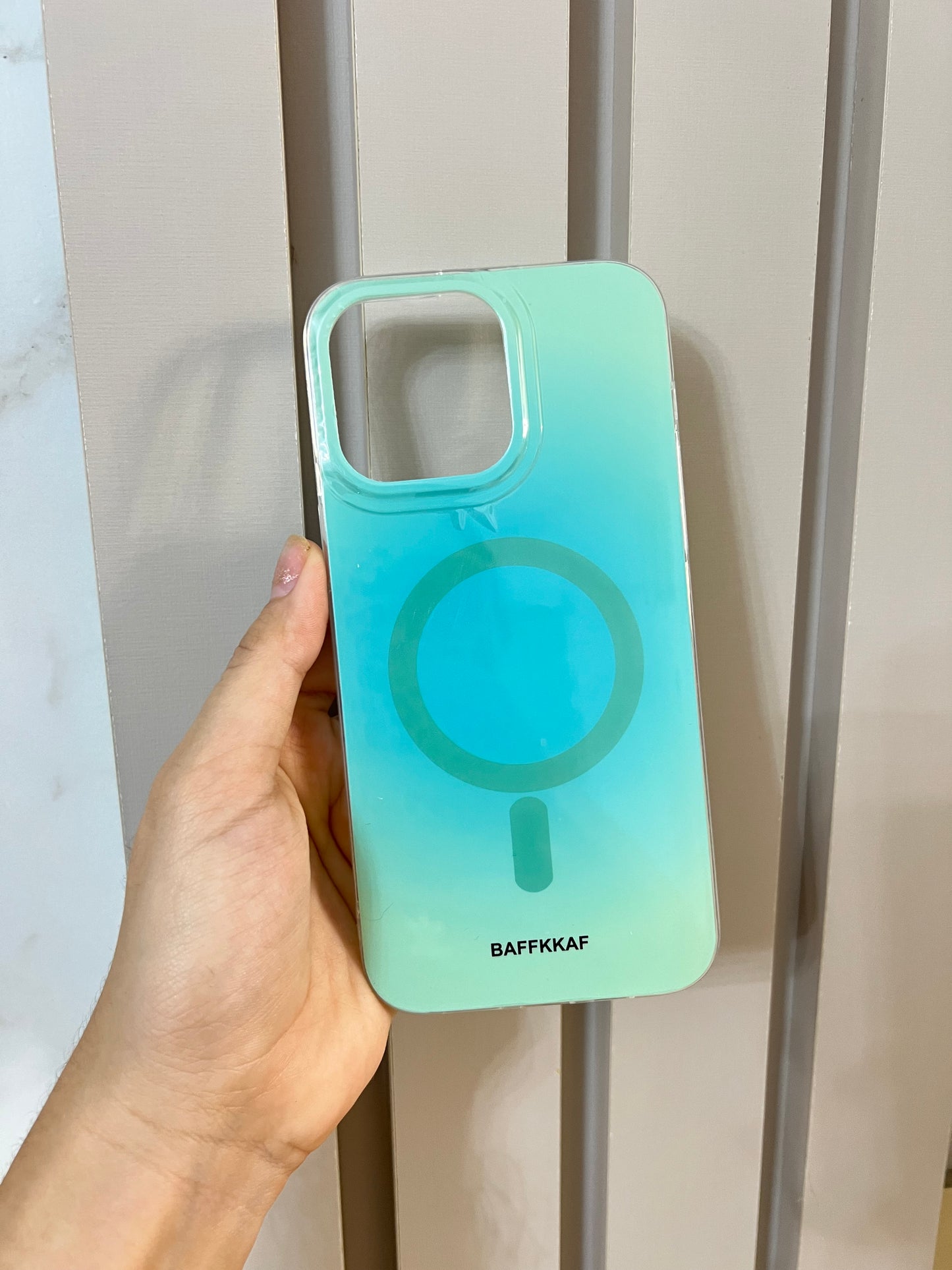 MagSafe con Popsocket azul